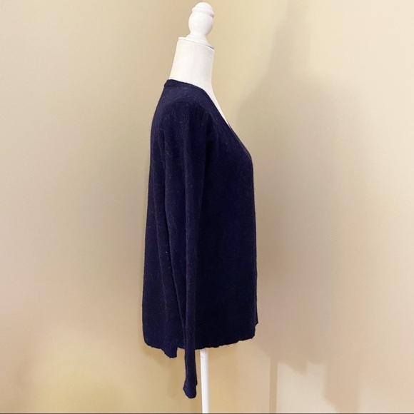 Peruvian Connection Alpaca / Wool V-Neck Blue Sweater - XS - Picture 2 of 9